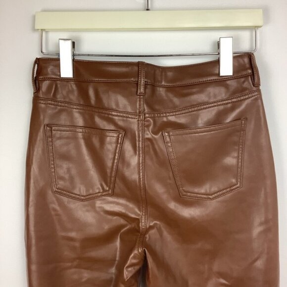 7 FOR ALL MANKIND FAUX LEATHER PANTS S - Picture 9 of 11